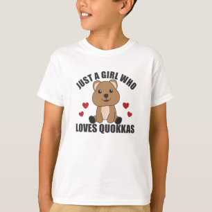 Camiseta Solo A Un Chica Le Encanta El Quokka - Dulce Quokk