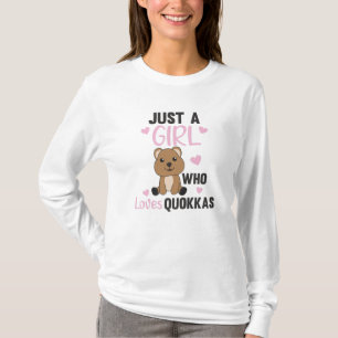 Camiseta Solo A Un Chica Le Encanta El Quokka - Dulce Quokk