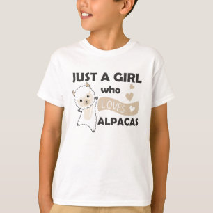 Camiseta Sólo A Un Chica Le Encantan Los Alpakas - La Alpac