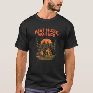 Camiseta Solo Abrazos Sin Bichos Camping Parejas Campista V