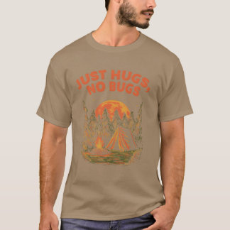 Camiseta Solo Abrazos Sin Errores Camping Parejas Amantes d