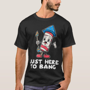 Camiseta Sólo Acá A La Explosión De Fuegos Artificiales El 