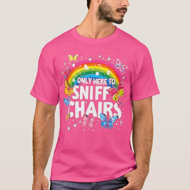 Camiseta Sólo Acá A Las Sillas De Franqueo Para Hombres Par (Anverso)