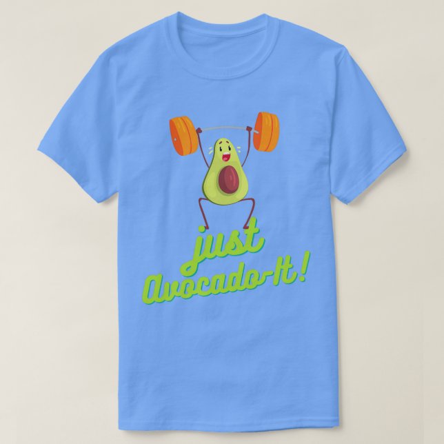 Camiseta Solo aguacateEs gráfico divertido es divertido agu (Diseño del anverso)
