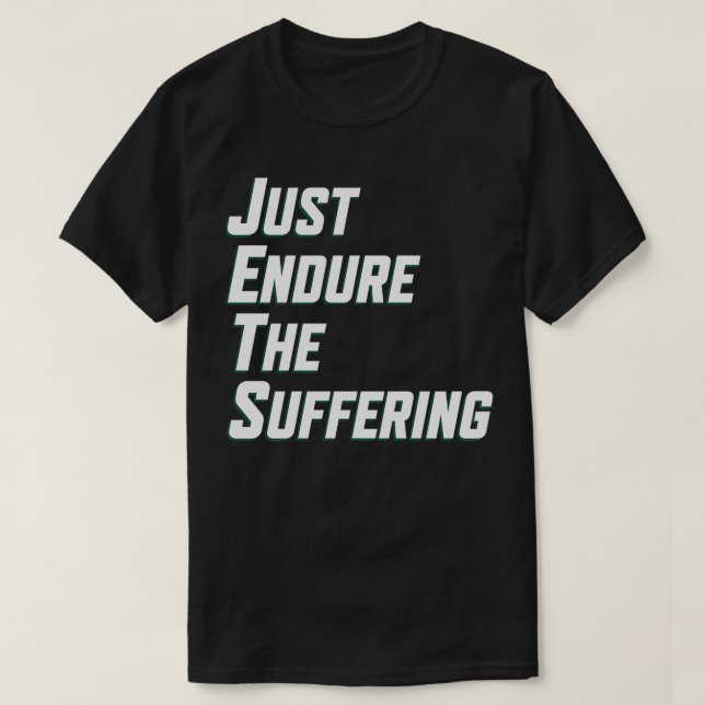 Camiseta Solo Aguantar El Sufrimiento Del Fútbol De Nueva Y (Diseño del anverso)