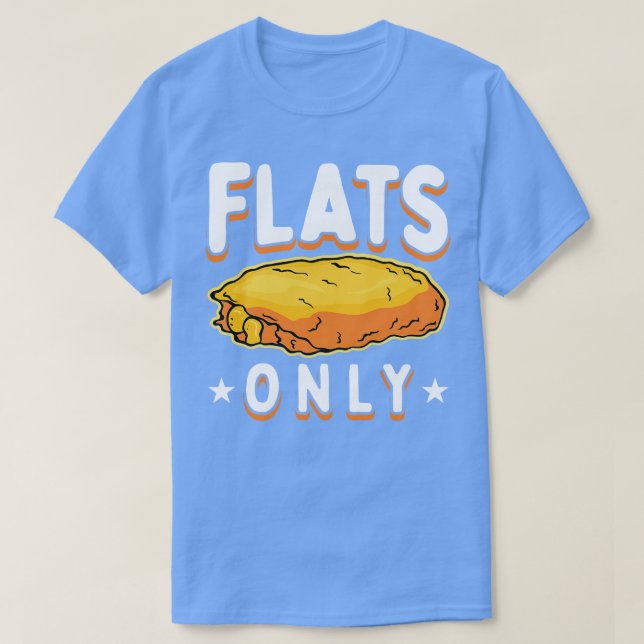 Camiseta Solo alas de pollo (Diseño del anverso)