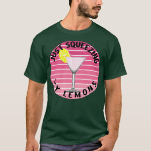 Camiseta Sólo apretar mi martinita rosa de los lémulos