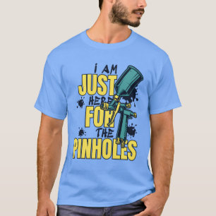 Camiseta Solo aquí para aerosoles para automóviles con poro