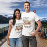 Camiseta Sólo aquí para el barco de crucero con paquete Boo<br><div class="desc">Este diseño puede ser personalizado en el área proporcionada cambiando la foto y/o el texto. O puede personalizarse haciendo clic en Personalizar esta plantilla y, a continuación, eligiendo la opción de hacer clic en el personalizar y eliminando o cambiando el color del fondo, agregando texto, cambiando el color o estilo...</div>