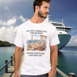 Camiseta Sólo aquí para el crucero Buffet<br><div class="desc">Este diseño puede ser personalizado en el área proporcionada cambiando la foto y/o el texto. O puede personalizarse haciendo clic en Personalizar esta plantilla y, a continuación, eligiendo la opción de hacer clic en el personalizar y eliminando o cambiando el color del fondo, agregando texto, cambiando el color o estilo...</div>