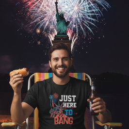 Camiseta Sólo aquí para hacer explosión la graciosa gráfica