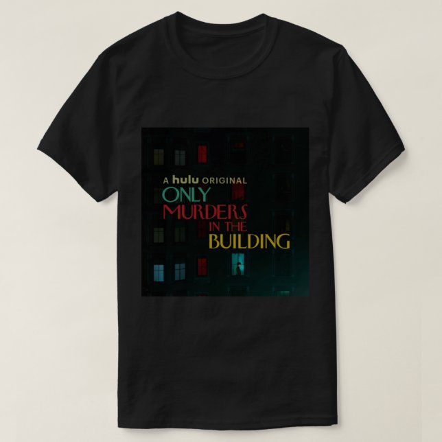 Camiseta solo asesinatos en el edificio (Diseño del anverso)