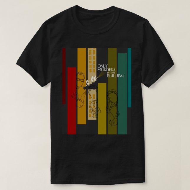 Camiseta sólo asesinatos en el lineart del edificio (Diseño del anverso)