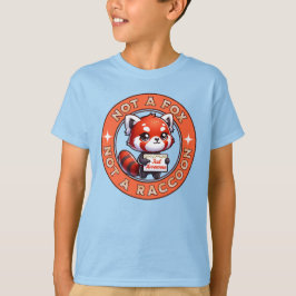 Camiseta Solo asombroso Panda Rojo