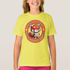 Camiseta Solo asombroso Panda Rojo