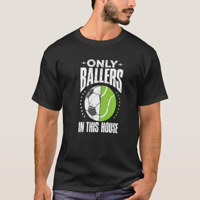 Camiseta Sólo baloncesto despoja a mamá papá del fútbol (Anverso)