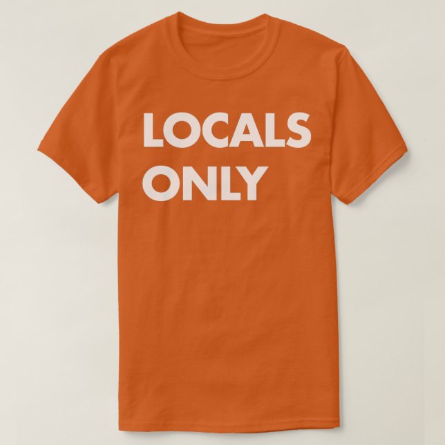 Camiseta Sólo blanco local (Diseño del anverso)