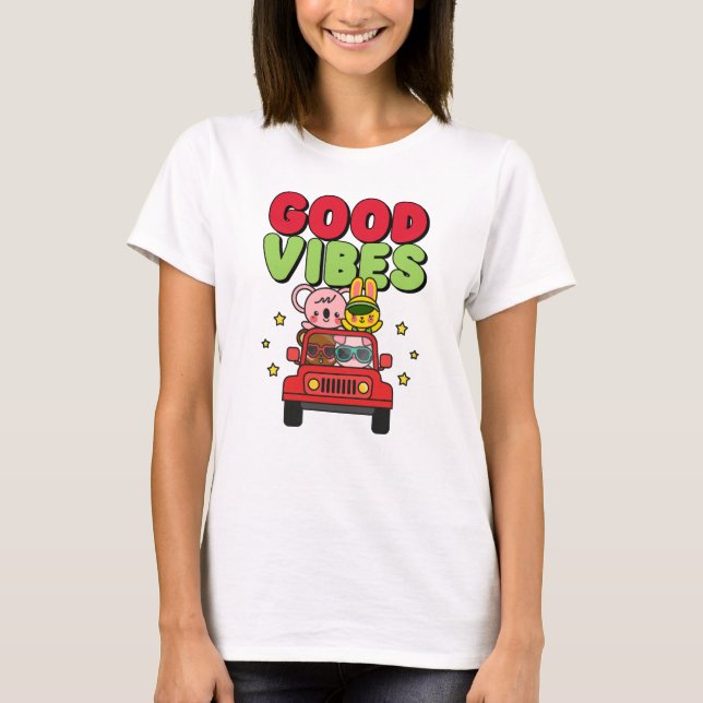 Camiseta Sólo buenas vibraciones (Anverso)