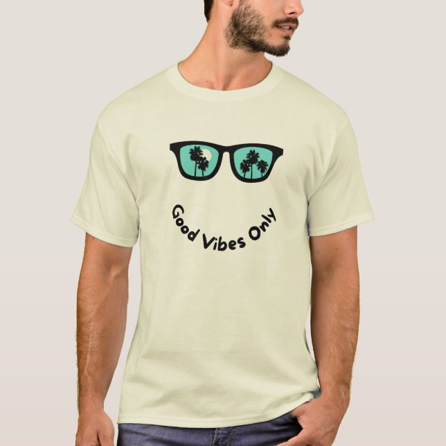 Camiseta "Sólo buenas vibraciones" (Anverso)