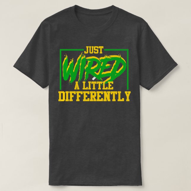 Camiseta Sólo cableado un poco diferente para Chicas niños  (Diseño del anverso)