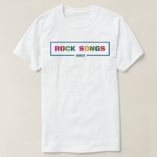 Camiseta Sólo canciones de rock