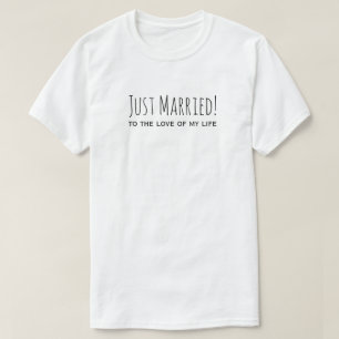 Camiseta Solo casada con el amor de mi vida romántica