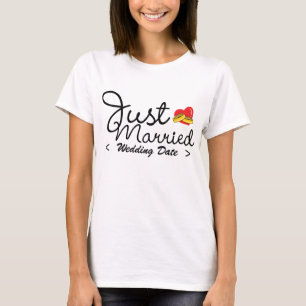 Camiseta Solo casada con "fecha Boda"