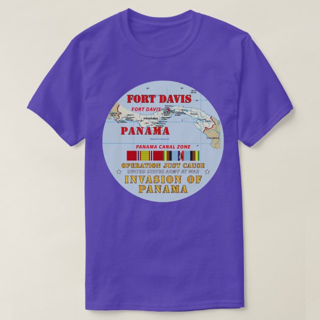 Camiseta Sólo Causa Ft Davis CZ con Map con Cinta Svc (Diseño del anverso)