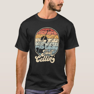 Camiseta Solo Cellin Cello Retro Divertido Músico Violonche