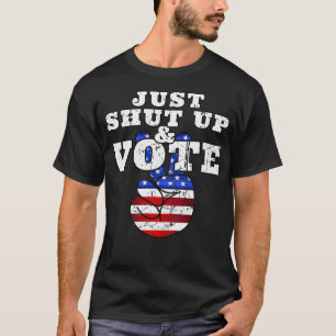 Camiseta SÓLO CERRADO Y VOTADO A Paz, Democracia.