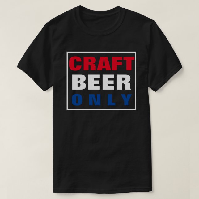 CAMISETA SÓLO CERVEZA DE BASURA (Diseño del anverso)