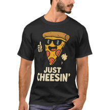 Sólo Cheesin' Funny Pizza Keychain - Un regalo muy