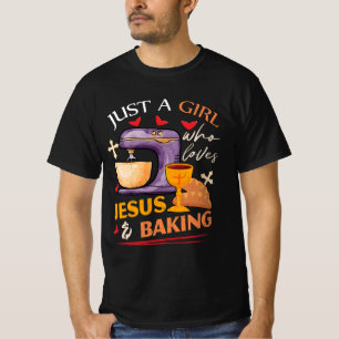 Camiseta Solo Chica Que Ama A Jesús Y Hace Rel Cristiano