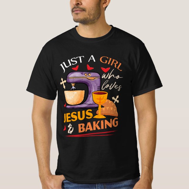 Camiseta Solo Chica Que Ama A Jesús Y Hace Rel Cristiano (Anverso)