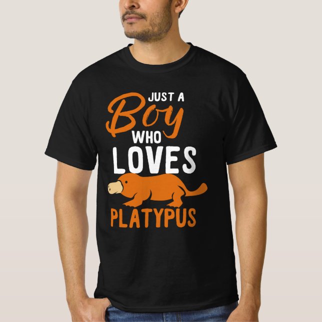 Camiseta Solo Chica que ama a Platypus (Anverso)