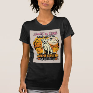 Camiseta Sólo Chica Que Ama Labrador Retriever Halloween M