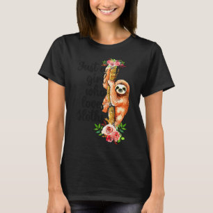 Camiseta Sólo Chica que ama las eslovacas florales
