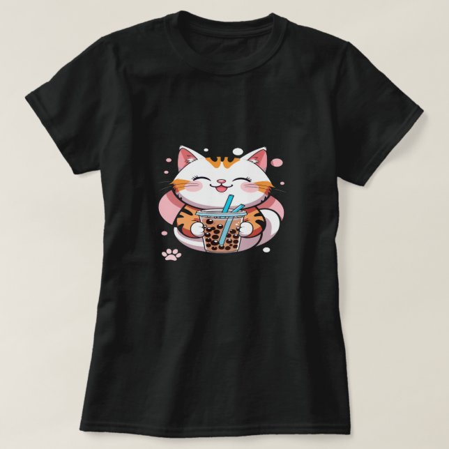 Camiseta Solo Chill Cat T-Shirt - Relajante Grafizo para el (Diseño del anverso)
