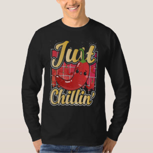 Camiseta Solo Chillin' - Gráfica divertida de pimienta roja