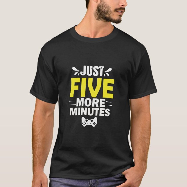 Camiseta Sólo cinco minutos más (Anverso)