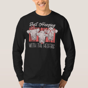 Camiseta Sólo Colgando Con Los Altos De La Granja De Vacas
