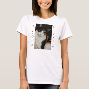 Camiseta Sólo Colgando Por Aquí Amo A Los Kittys