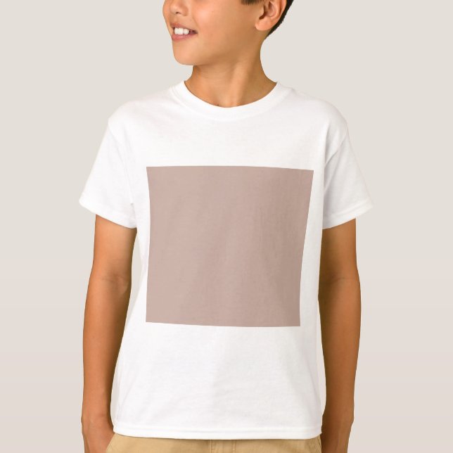 Camiseta Solo color beige tan arenisca (Anverso)