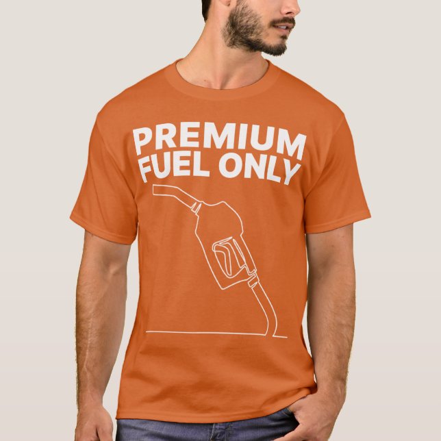 Camiseta Solo combustible premium (Anverso)
