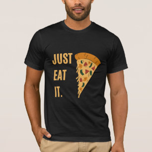 Camiseta Solo come - pizza