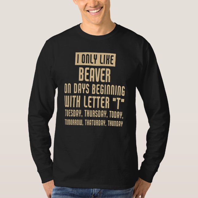 Camiseta Solo Como Beaver (Anverso)
