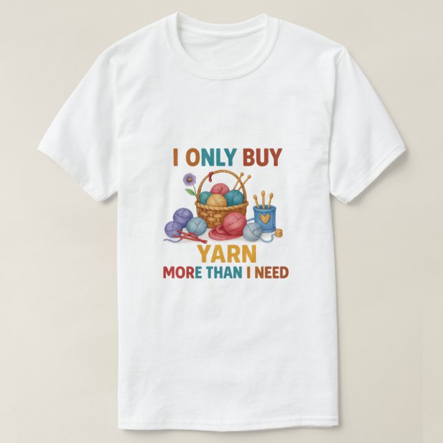 Camiseta Solo compro hilo (Diseño del anverso)