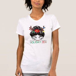 Camiseta Solo con café con logré Holiday Zen