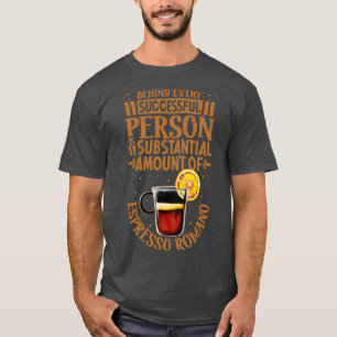 Camiseta Solo con Espresso Romano