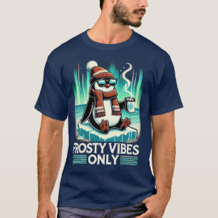 Camiseta Solo con vibraciones congeladas - Pingüino relajad